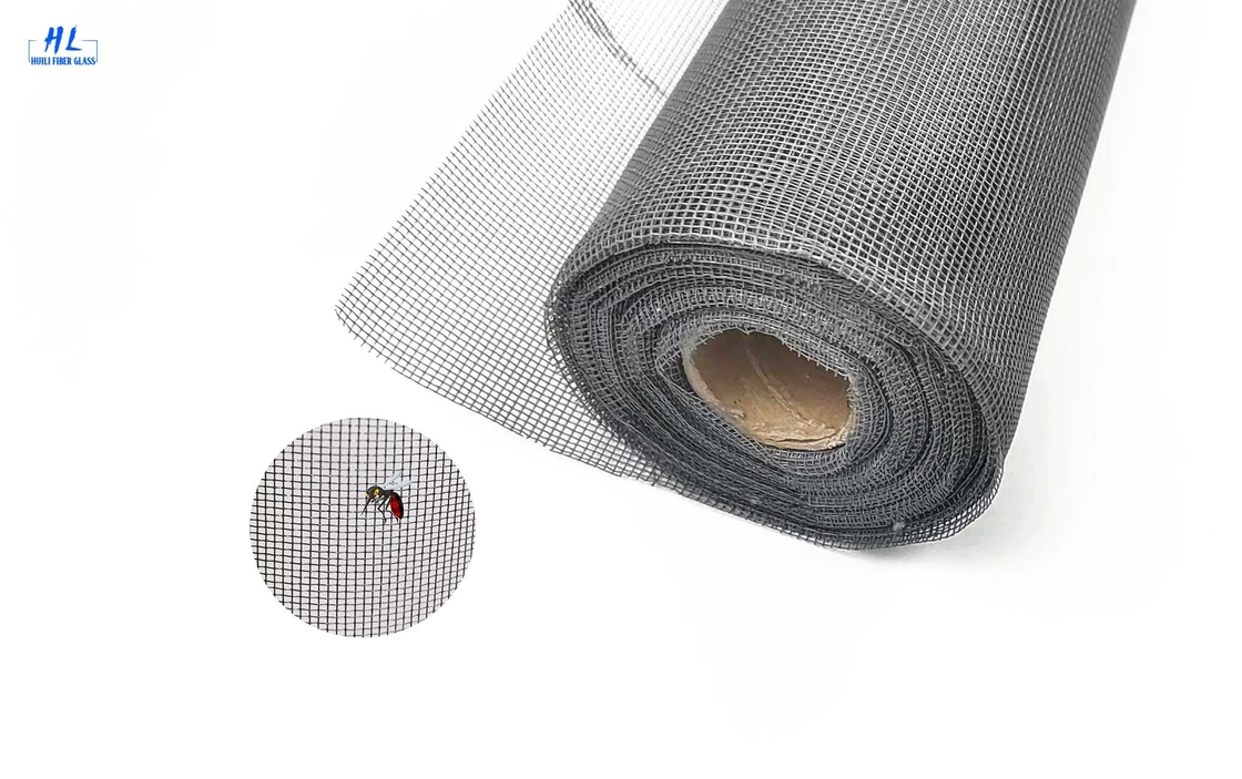 20x22 फाइबरग्लास फ्लाई स्क्रीन 0.3-3M चौड़ाई 0.25mm यार्न व्यास 100g/M2 मानक वजन