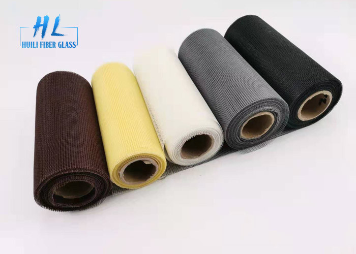Huili ब्रांड 14 * 10 ग्रे रंग शीसे रेशा कीट स्क्रीन नाइजीरिया के बाजार के लिए