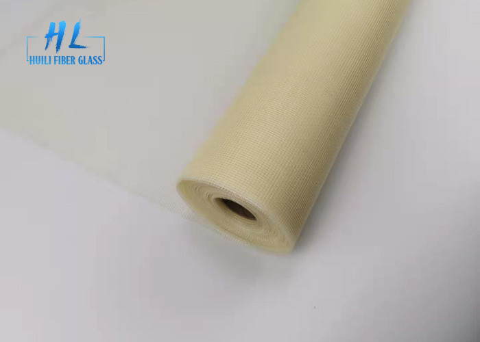 4 फीट * 100 फीट ब्राउन रंग के शीसे रेशा खिड़की स्क्रीन सादे बुनाई Dustproof
